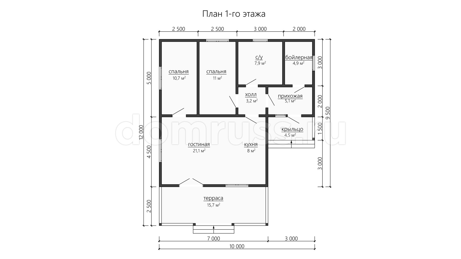 Проект П-190 - планировка 1