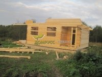 Фотоотчёт строительства недорого дома из бруса 8х8 в п.Крестцы - миниатюра 9