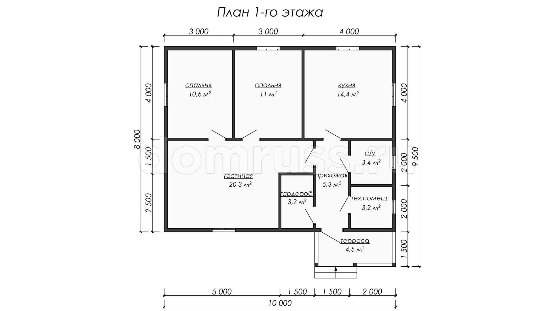 Проект КО-143 - планировка 1