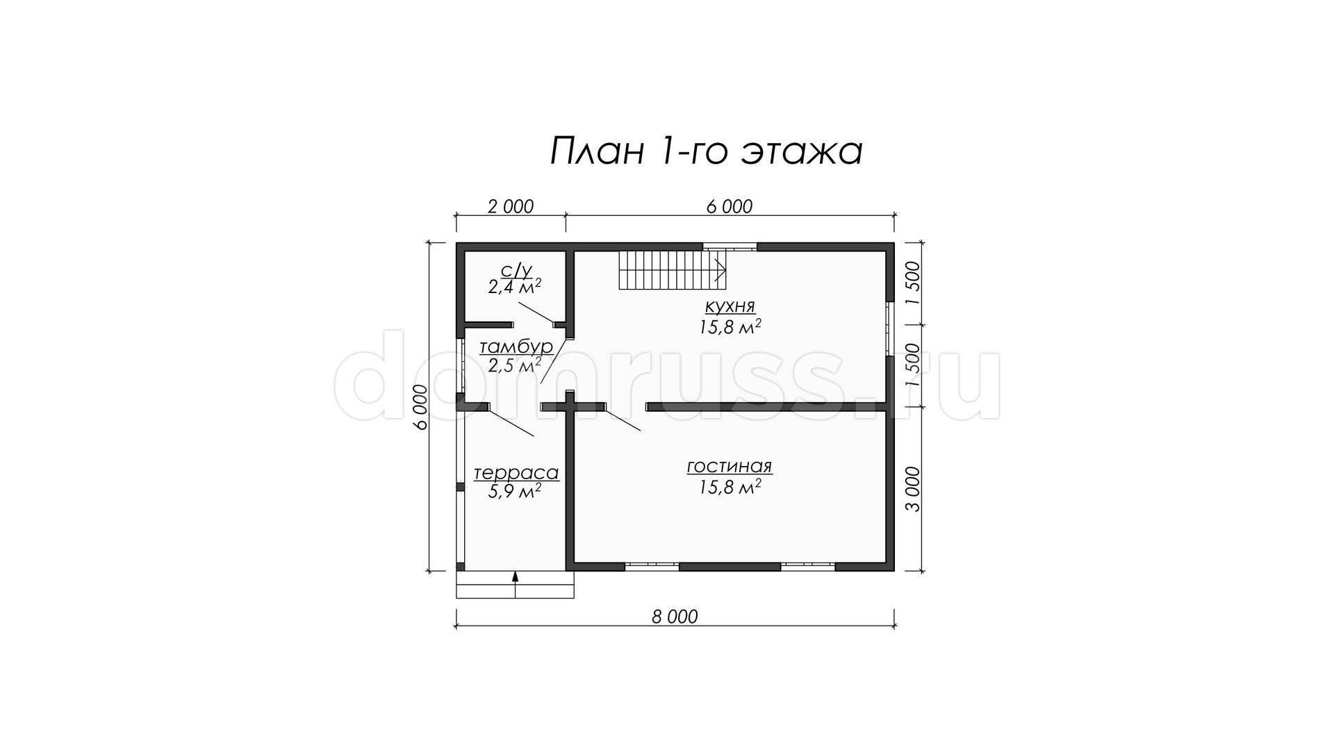 Проект П-156 - планировка 1