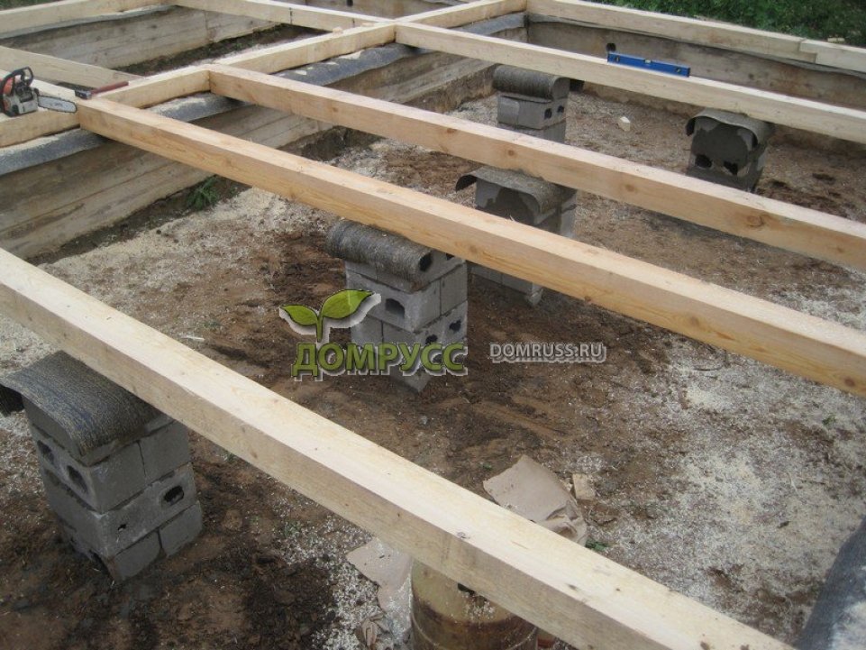 Фотоотчёт строительства недорого дома из бруса 8х8 в п.Крестцы - 4