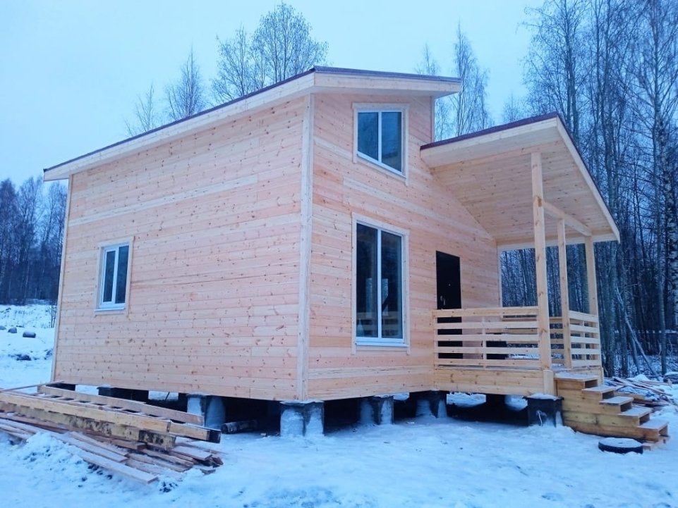 Каркасный дом по проекту заказчика, Суоярви - 4